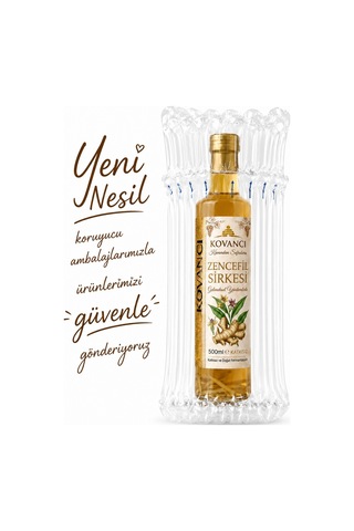 Zencefil Sirkesi 500 Ml-%100 Doğal Fermente & Katkısız