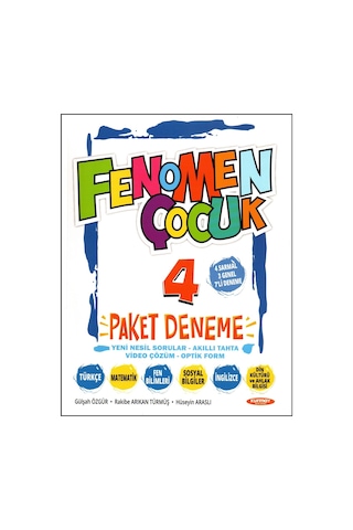 Fenomen 4. Sınıf Denemeleri 7 Deneme Fenomen 4. Sınıf Denemeleri 7 Deneme