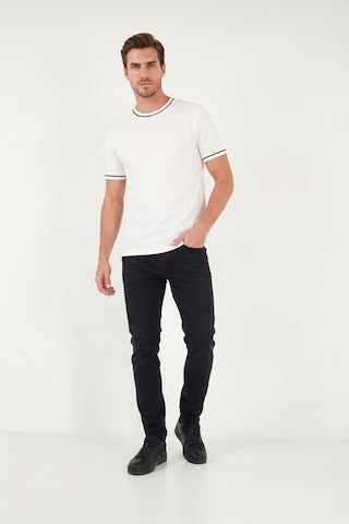 Buratti Pamuklu Slim Fit Normal Bel Jeans Erkek Kot Pantolon 1135c83napolı Siyah
