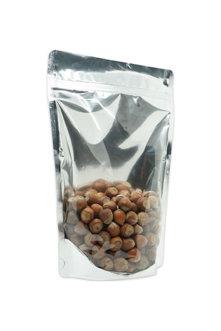 20X30X10 Şeffaf Metalize Kilitli Doypack 50 Adet