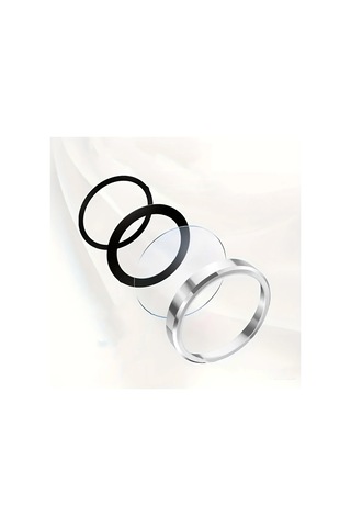 Apple iPhone Uyumlu 16 Pro Max Cppl Mikro Kamera Lens Koruyucu - Gri Gri