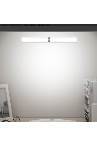 Xiyyadms Yeni Ultra İnce 400mm Beyaz Işık, Vücut Algılama Ve Sürekli Açık Modlu, Manyetik Montaj, Şarjlı Bataryalı Dolap Ve Koridor Lambası Beyaz