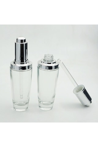 Boş DaMLalık Şişe Özel 50 ML 2 Adet Boş Şeffaf