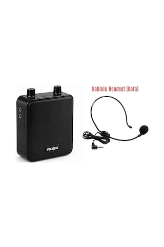 Rose Nova Hp-505-k 30 Watt Kablolu Headset Kafa Mikrofonlu Usb-sd-bluetooth Rehber Anfisi Taşınabilir Ses Sistemi