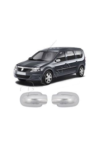 Dacia Logan Uyumlu 2005-2008 Ayna Kapağı 2 Parça Abs Krom Kaplama