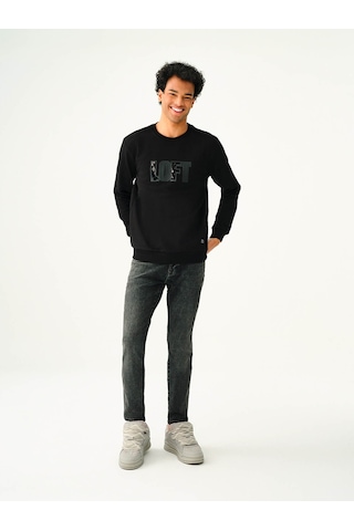 Loft Erkek Sweatshirt Siyah Lf2037420 25kp69000091 P6934 Siyah