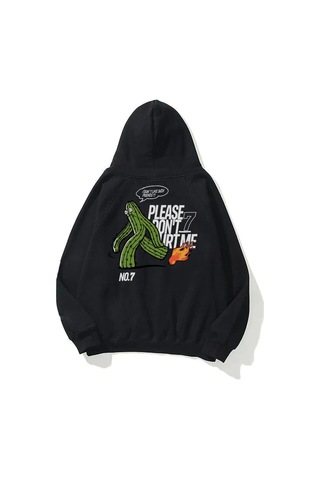 Prtnc Protonic Oversize Sweatshirt Please Dont Hurt Me Siyah Siyahdont