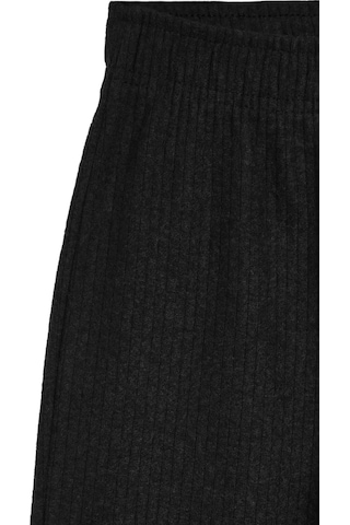 Beli Lastikli Siyah Kız Çocuk Eşofman Altı - Rahat Geniş Paça Kalın Kumaş 7-8-9-10-11-12-13-14 Yaş Siyah