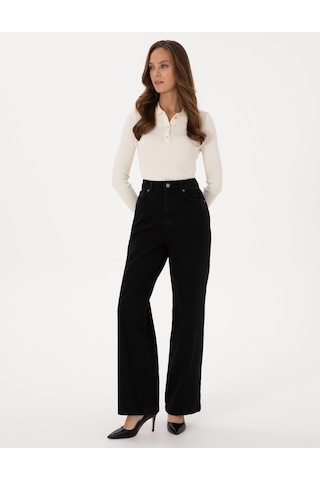 Pierre Cardin Kadın Siyah Pantolon Jean 50318043-vr046 Siyah