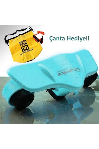 Sea Scooter Elektrikli Deniz Havuz Scooter 2x600 W Çift Motor + Çift Batarya Turkuaz