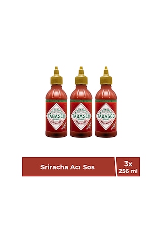 Sriracha Acı Biber Sosu 256 Ml X3