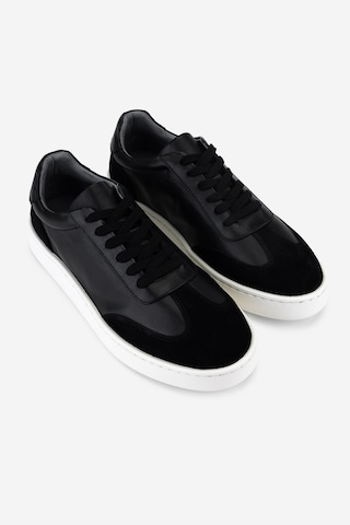 Valmenti Erkek Hakiki Deri Siyah Sneakers & Spor Ayakkabı 04 4407 Erk Ayk Y26 Sıyah Kmbn