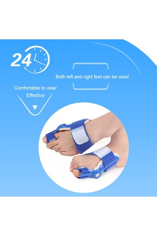 Moveevo Halluks Valgus Düzeltici Ayak Baş Parmağı Siyah