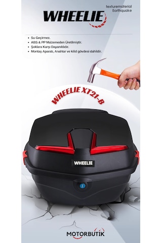 Wheelıe Xt01-b Motosiklet Arka Çanta