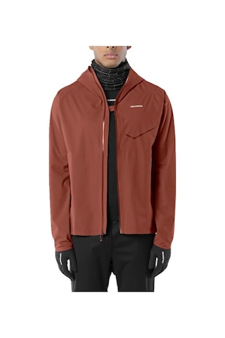 Salomon Bonattı Waterproof Jkt M Erkek Koşu Rüzgarlık Lc2293100 Kahverengi