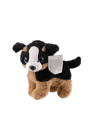 Sesli Peluş Köpek - 2309033 - Kahverengi-siyah Çok Renkli