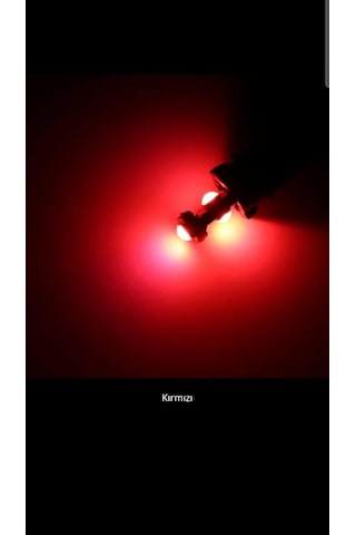 10 Adet T5 Led Kilometre Kadran Ambians Aydınlatma Ampulü Renkli