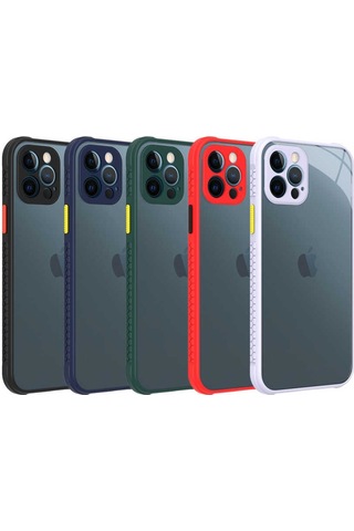 Apple Uyumlu iPhone 12 Pro Kilif ??Zore Kaff Kapak-Siyah 525313266