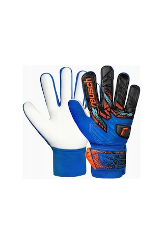Reusch Attrakt Starter Solid Çocuk Kaleci Eldiveni 5572514-4467 Mavi - Siyah