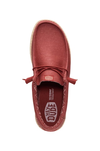 Hey Dude Wally Stretch Canvas Erkek Ayakkabı Kırmızı