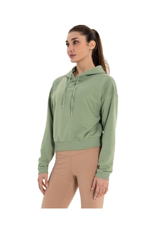 Inguz Kapüşonlu Hoodie Su Yeşili
