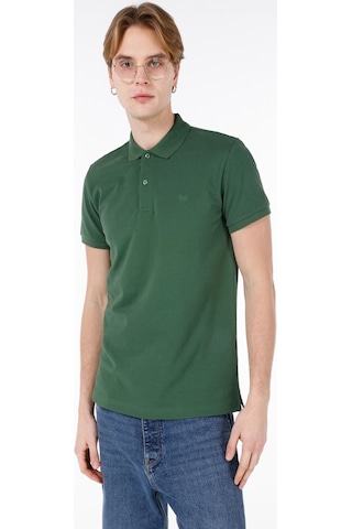 Colin's Colins Classic Fit Polo Yaka Düz Erkek Yeşil Kısa Kol Tişört Cltkttshm0766200 Q1.v2 Gre Koyu Yeşil