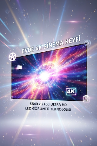 Şarjlı 4k Led Android Projektör 5g Wi-fi Powerbank Hdmı & Usb K2