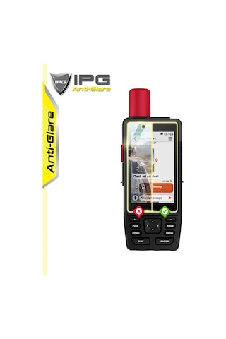 Garmin Gpsmap H1i Plus Gps İçin Anti-glare Parlama Önleyici Mat Ekran Koruyucu 2 Adet
