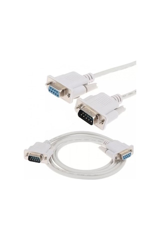 Rs232 Dişi Erkek Kablo Rs232 Seri Com Uzatma Kablosu Db9 Dişi Erkek Kablo 10m