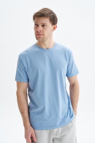 AR-MA Arma Erkek Regular Fit Basic Süprem Bisiklet Yaka Tişört Y29344472002 Mavi