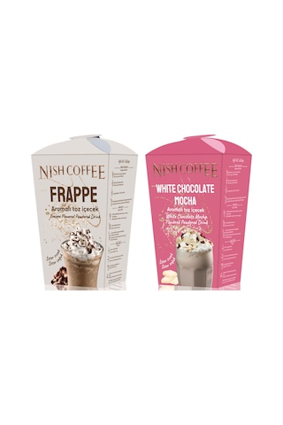 Nish Frappe, White Chocolate Mocha Aromalı Toz İçecek 2 Li Set 2x250 Gr 250 G