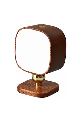 Cbtx 0604 Akıllı Mini Radar Sensör Başucu Gece Lambası Taşınabilir Manyetik Kare Masaüstü Masa Lambası - Koyu Kahverengi