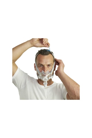 ResMed AirFit F30 CPAP BPAP Silikon Tam Yüz Ağız Burun Maskesi - Küçük Boy / Small