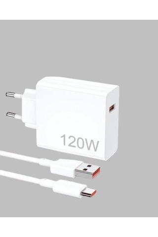 120w Hızlı Şarj Adaptörü Samsung S20 S21 S22 S23 Uyumlu Standart