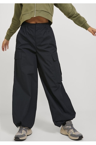 Jack & Jones Kadin Fonksiyonel Cepli Kargo Pantolon - Yoko 12224655 Black Krem