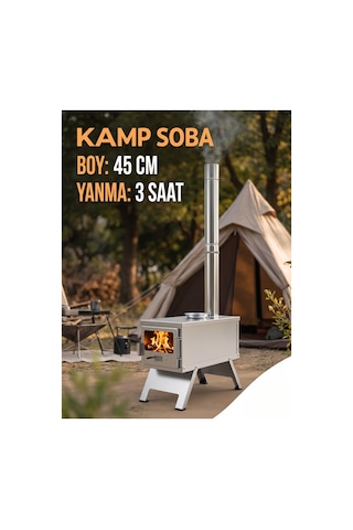 Portatif Kamp Ve Çadır Odun Sobası 45 Cm - Karavan, Avcı Ve Kış Kampı İçin Katlanabilir Bacalı Soba - 936194705 Portatif Kamp Ve Çadır Odun Sobası 45 Cm - Karavan, Avcı Ve Kış Kampı İçin Katlanabilir Bacalı Soba - 936194705