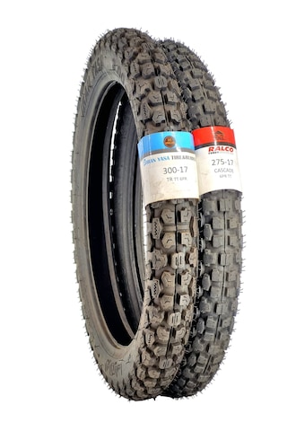 Kuba X Boss 300-17 Tt Ve 275-17 Tt Tubetype Lastik Set