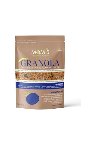 Mom's Natural Foods Yaban Mersini Granola 280 G E