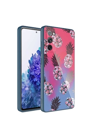 Galaxy S20 Fe Kılıf Kamera Korumalı Desenli Sert Silikon Zore Epoksi Kapak NO3