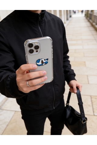 Arjantin Bayraklı Futbol Topu Telefon Sticker 3d Metal Tasarım, Arka Süs A300141