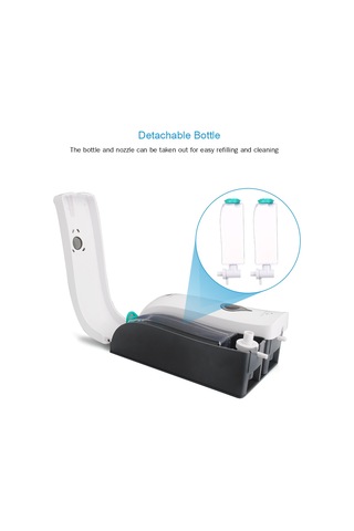 Leezsing Chuangdıan 300ml 2 Delme Yok Duvara Monte Çift Başlıklı Manuel Sabunluk Banyo Duş Jeli Sıvı Şampuan Dağıtıcı Tutucu--beyaz