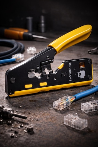 Apronx Apx-cr45 Rj45 Rj11 Yeni Nesil Pense Seti Cat5/cat6/cat7 Yedek Bıçaklı