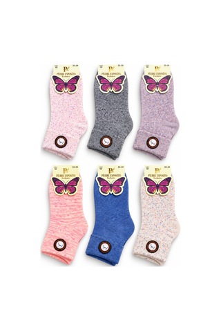 Brem Exclusive 6'lı Kadın Çorap Set Çok Renkli