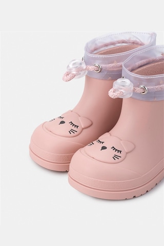 Igor Mendi Gato Kız Çocuk Yağmur Çizmesi - Soft Pembe W10322-197 Açık Pembe