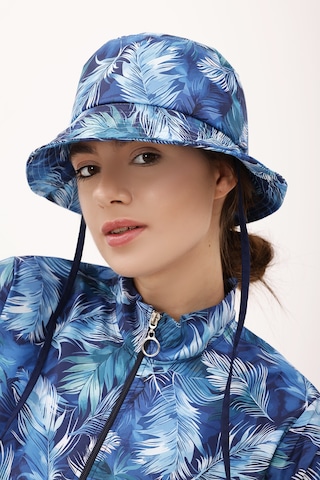 Desenli Bucket Şapka Rş-113 Tüy Lacivert03 Lacivert03