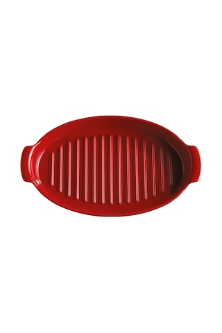 Emile Henry Balık/buğlama/fırın Kabı Oval 2.2 L Kırmızı/burgundy -348443 - Kırmızı/burgundy Kırmızı