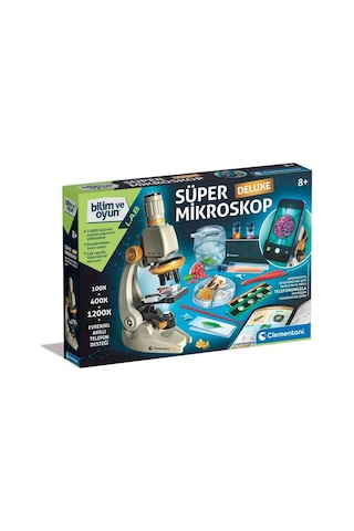 Clementoni Bilim ve Oyun Süper Mikroskop 64473