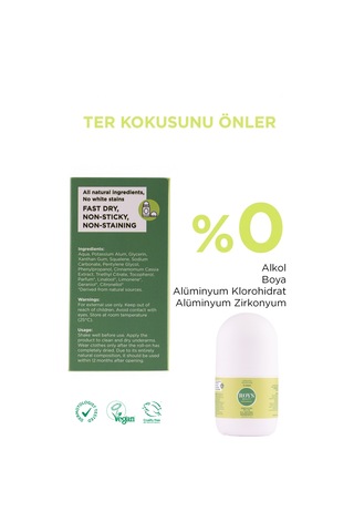 Roys Beauty Hassas Koruma Unisex Roll-On Deodorant 50 ML