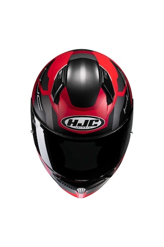 HJC C10 Tins MC1SF Kapalı Motosiklet Kaskı Siyah - Kırmızı