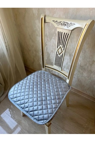 Jansu Home Tekstil' Bağcıklı Sandalye Minderi 144111324 Açık Gri